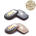 Real Leather Heel Support Orthotic Lift Pad Latex Cushion Genuine Shoe Insert