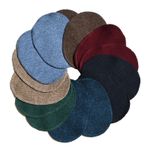 Elbow patch for sweater repair kit with darning mending wool - pair - sew on
