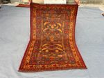 Vintage Afghan Baluchi Rug | Hand-Knotted Rare Faded Wool Area Accent Rug
