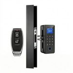 Biometric Glass Door Lock Press Keypad Framed Glass Door Lock Keyless Entry