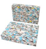 2 x Recycled Chip Foam FULL Height Yoga Block 30cm x 20cm x 5cm - 2 inch Block