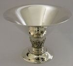 BRIAN LESLIE FULLER 200g ENGLISH STERLING SILVER DISH SWEET BOWL 2000 BLUEBELLS