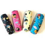 Kids Hard Glasses Case For Eyewear/Happy Girls Cartoon Pattern/PVC Leather C33