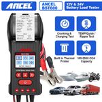 ANCEL BST600 12/24V Digital Battery Tester with Printer Charging Cranking Test