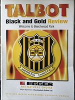 Auchinleck Talbot v Beith Juniors Ayrshire Division 1 2000/01 30/09/00