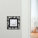 Light Switch Surround Leaves Pattern Decorative Switch Plate Cover Frame