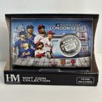 The Highland Mint MLB London Series Collectable Coin Mets Phillies 2024 Baseball