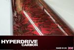 Carbon Fibre Vinyl Wrap Forged Carbon Red Gloss Sheet Film Bubble Free UK