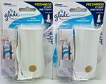 Glade Touch & Fresh Machine Unit & Clean Linen Refill  X2