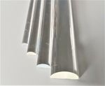 Acrylic Plastic Clear Dome Half Round Rod Bar 6mm 10mm 12mm & 25mm, 100 to 600mm