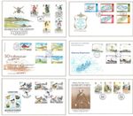 ALDERNEY UNADDRESSED FDC SELECTION YEARS 1983 ~ 2007 YOUR CHOICE OF COVERS
