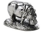 Silver Hippo Model - Sterling Silver Fully Hallmarked 