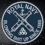 Royal Navy Vinyl Sticker for Veterans