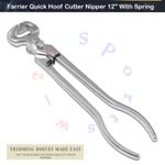 Farrier Quick Hoof Cutter Nipper 12" With Spring Barefoot Trim - Horse Cutter