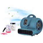 XPOWER P-650T Blue Premium Floor Blower Grapefruit Scent Beads High Power Timer