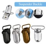 Metal Dummy Clip Braces Suspender Clips Baby Soother Chain Holder 1-100pcs