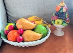 Italian Ceramic Fruit Centerpieces