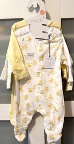 3 Baby Sleepsuits - Upto 1 Month Size - From Tu - New with Tags