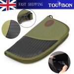 TOURBON 14" Nylon&Leather Pistol Carry Case Soft Padded Hand Gun Holder Hunting