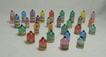 Dolls house miniature SET OF 30 APOTHECARY WIZARD WITCH POISON BOTTLES  JOB LOT