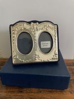 STERLING SILVER HALLMARKED DOUBLE PHOTO FRAME Birmingham 2000