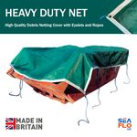 High Quality Skip Net – Heavy Duty 200gsm & 250gsm Mesh Debris Netting Cover