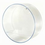 Circular Shadow Box Clear Organizer Minimalist for Entryway