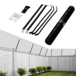 Cat Proof Fence Barrier Kit Brackets Secure Outdoor Fencing Gardens Catio 30Mtr