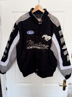 Large JH Design NASCAR  Mustang Racing Jacket
