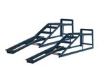 2x Heavy Duty 2 Ton Tonne Metal Car Ramp Van Ramps Lifting Garage & Extensions