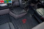SCANIA R SERIES NEW GENERATION [ 2017 + ] TRUCK ECO LEATHER FLOOR SET -BLACK