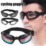 Cycling Glasses Sports Windproof Sunglasses Foldable Goggles Dustproof UK