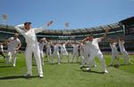 ICONIC SPRINKLER PHOTO ENGLAND CRICKET 2010 ASHES AUSTRALIA QUALITY PHOTO PRINT 