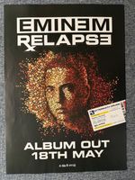 RARE ORIGINAL 77x51cm BILLBOARD RECORD STORE POSTER - EMINEM - MARSHALL  (2000)