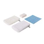 Raypath  Set 1 - White Glove ,NOVA Glove,Sunbeam Blue and White Soap 100g