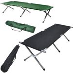 Heavy Duty Waterproof Outdoor Folding Camping Bed Portable Camp with Carry Bag