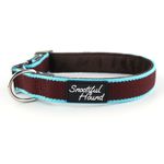 Snootiful Hound Buckleless House Collar - Organic Bamboo & Soft Velvet Lining
