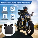 Motorcycle Blind Spot Detection System With Dual Alerts For Safety
