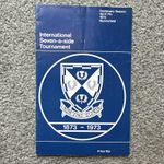 International Seven-a-Side Tournament Rugby Programme Murrayfield 7 Apr 1973