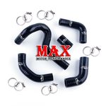 ZAP Silicone Radiator Coolant Hose 2003-2006 2004 2005 Ducati 999 749 749R Black