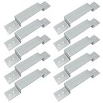 Fence Panel Security Bracket Post Anti Rattle Theft Galvanised suit 4x4" Pack 10