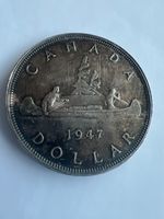 rare 1947 canadian canada one 1 dollar 