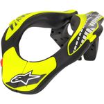 Alpinestars 2026 Youth Neck Support Black Yellow Youth MX Motocross Kids Junior