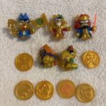 Piratix rare figures- mix series bundle Golden X 5 figures with coins 