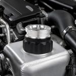Anodized Aluminum Coolant Cap with Faceted Grip Easy to Install Coolant