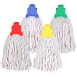 Exel PY Cotton Mop Heads Colour Coded Replacement Mop Head 1 3 5 10 Pack