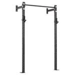 Mirafit M3 Wall Mounted Power Rack - 208cm x 45cm - Black Home Gym #843