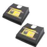 QUALITY Outdoor Plastic Leaf Down Pipe Grid Drain Cover Tidy Protector Guard x2