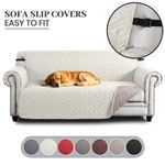 Sofa Slip Covers 3 Seater Waterproof Quilted Throw Pet Protector Couch Cover
