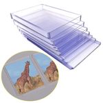 20 Pcs PVC Durable Clear Trading Card Sleeves Display Holder Protectors 35-180PT